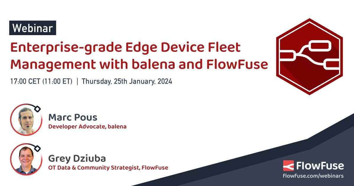Image representing Enterprise-grade Edge Device Fleet Management with balena and FlowFuse