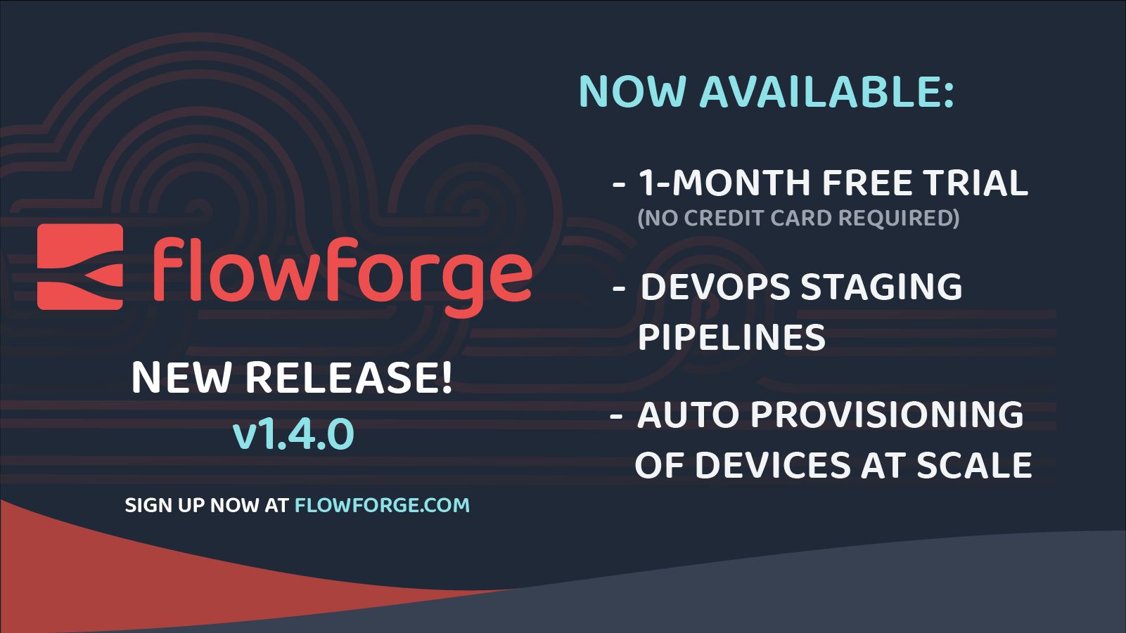 Image representing FlowFuse v1.4 with device provisioning in bulk and staged development process