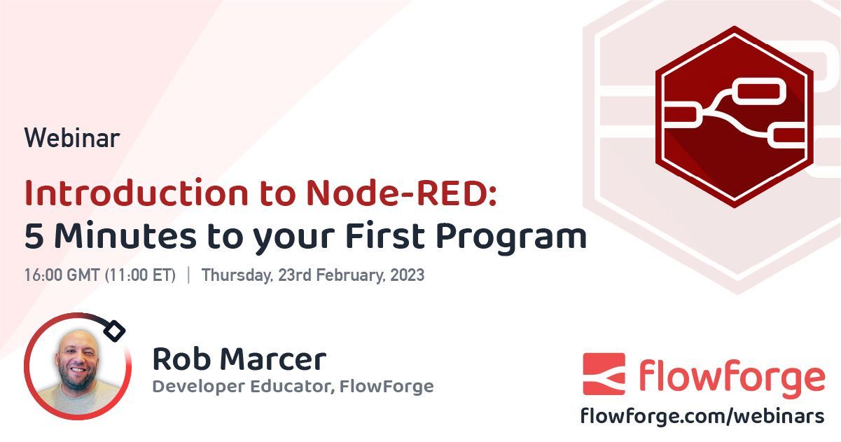 Image representing Introduction to Node-RED: 5 minutes to your first program