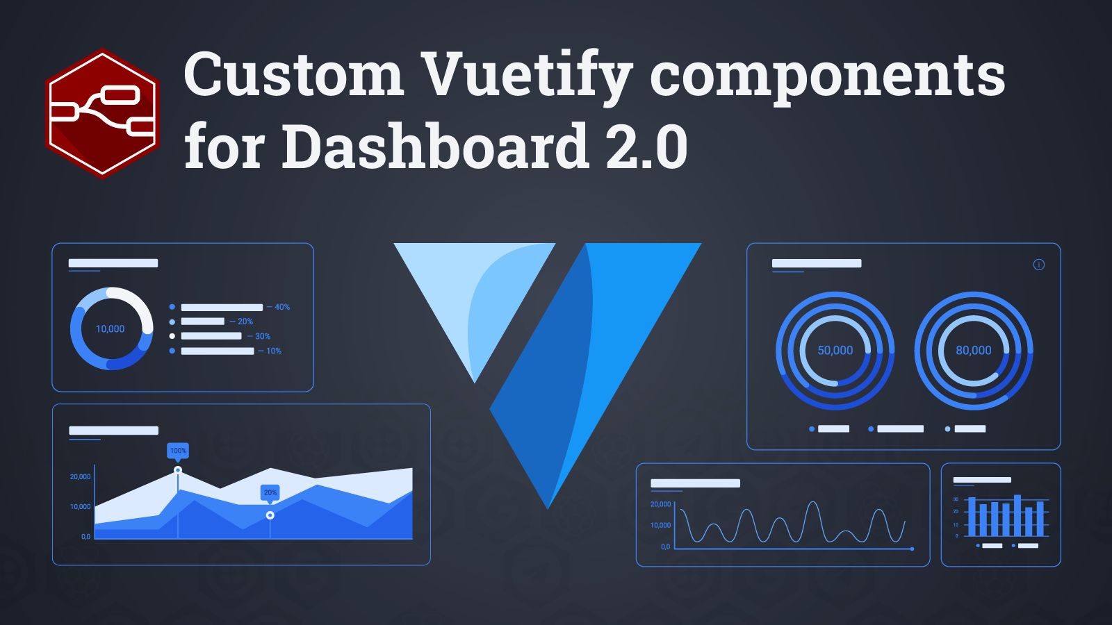 Image representing Custom Vuetify components for Dashboard 2.0